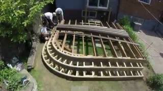 TruNorth Decking - Curved Deck + Fence Time-lapse Build