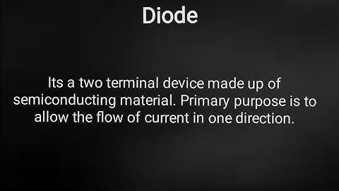 Diode viva questions¦ The easy way to understand diode