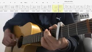 Vignette de la vidéo "Hijo de la Luna de Mecano arrangée pour un accompagnement guitare acoustique"