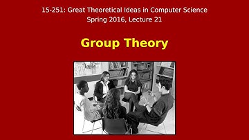 Great Ideas in Theoretical Computer Science: Group Theory (Spring 2016)