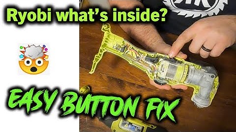 Ryobi multitool button fix [What