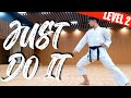 Level 2follow along this karate basics routine with japanese instructions