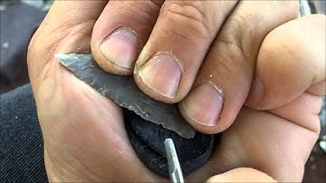 202 - Beginner Notching Flintknapping