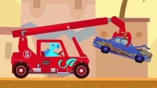 Dinosaur Rescue - Truck Driving Games For Kids & Preschool Toddlers screenshot 5