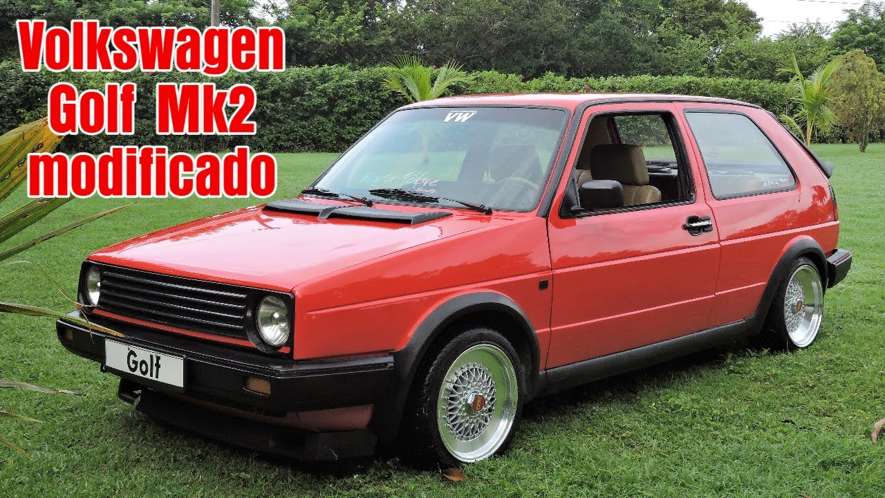 Volkswagen Golf Mk2 88 modificado Mundo Volkswagen YouTube