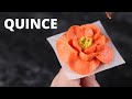How to pipe buttercream quince  cake decorating for beginners 