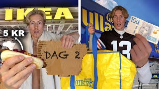 VEM ÖVERLEVER LÄNGST PÅ IKEA VS ULLARED MED 100 KR?