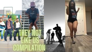 They Not Like Us Dance Challenge Compilation #kendricklamar Resimi