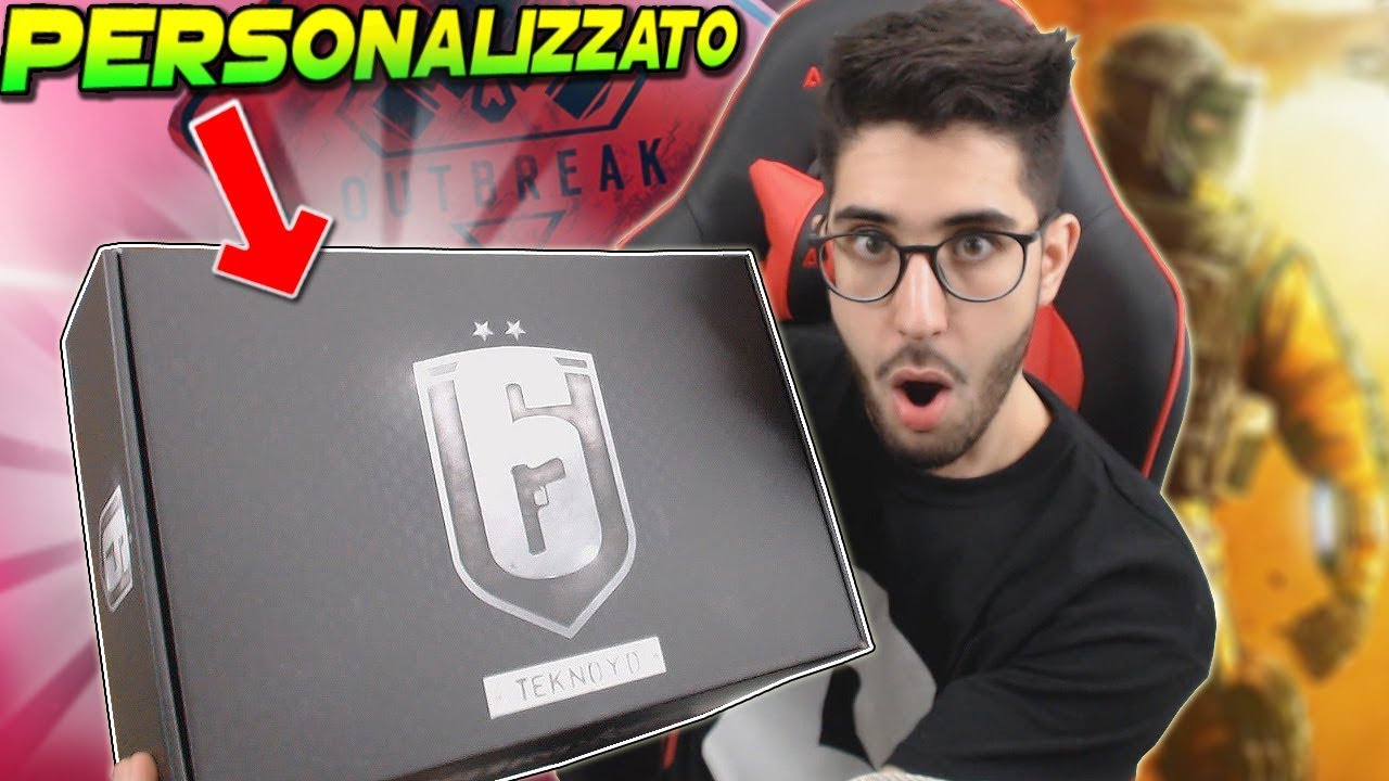 UBISOFT MI HA MANDATO UN NUOVO PACCO PERSONALIZZATO CON IL MIO NOME ! | RAINBOW SIX SIEGE ITA