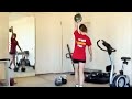 Ksenia Dedyukhina - assistance exercises for the snatch (kettlebell sport)