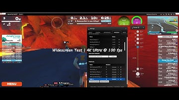 Zwift - LG Widescreen Display Test