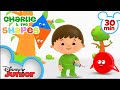 Charlie Meets his Friends the Shapes Part 1 | Kids Songs and Nursery Rhymes | @Disney Junior​