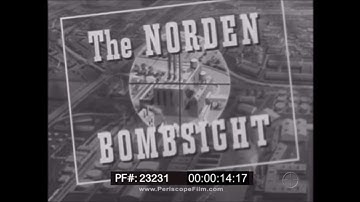 PREFLIGHT INSPECTION OF THE NORDEN BOMBSIGHT  WWII  TRAINING FILM 23231