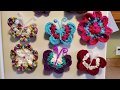 How to crochet a Butterfly and Flower Magnet