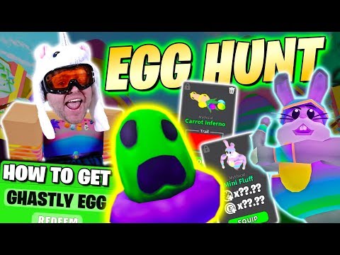 Event Roblox Egg Hunt 2020 How To Get Ghastly Egg Ghost Simulator Fluffy Megaboss Mythical Pet Youtube - defeating the fluffy boss to get the ghastly egg roblox youtube