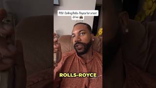 Test Driving a Rolls-Royce...kinda 💼😂#rollsroyce ##luxurycars  #rollsroyceghost #shorts #car