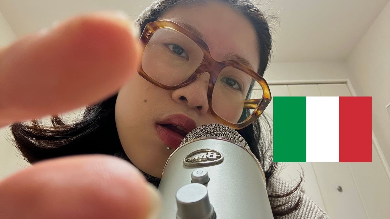 ASMR ITALIAN TRIGGER WORDS 🇮🇹