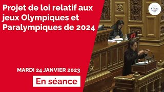 Jeux olympiques et paralympiques 2024 : discussion générale du projet de loi