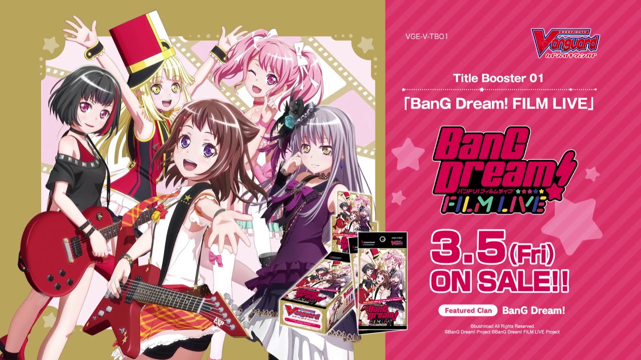 New English Edition Title Booster Vol. 1: BanG Dream! FILM LIVE is