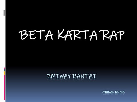 Beta Karta Rap  - Emiway Bantai (Lyrical Video)