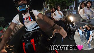 Revving Hard My Kawasaki Z900 | Cute Girl Reaction on Kawasaki Z900 Part 4 #z900 #reaction #kawasaki