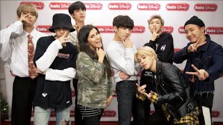 Bts First Interview Radio Disney