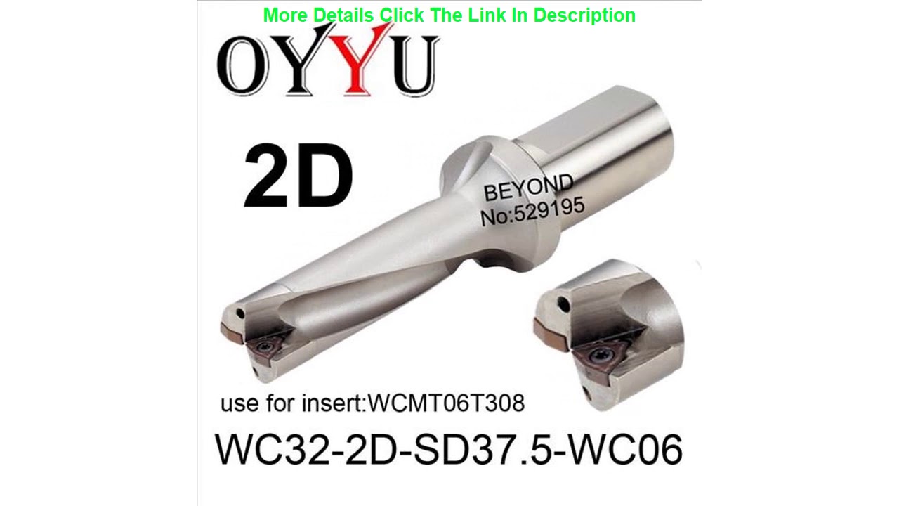 WC32-2D-SD37.5-WC06 WCindexable insert drill U Drilling Shallow Hole indexable insert drills Cooli