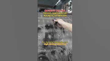 High-quality magnetic roller makes sorting more efficient. #magnetic #factory #factoryproducts #sort