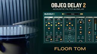 Objeq Delay 2 on Floor Tom Video
