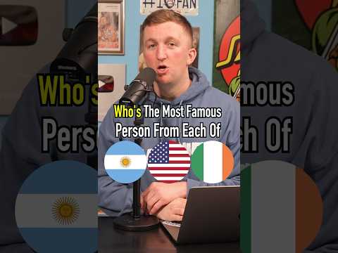 MOST FAMOUS FROM IRELAND?! Who Would You Say? #country #famous #fame #usa #ireland #argentina #messi