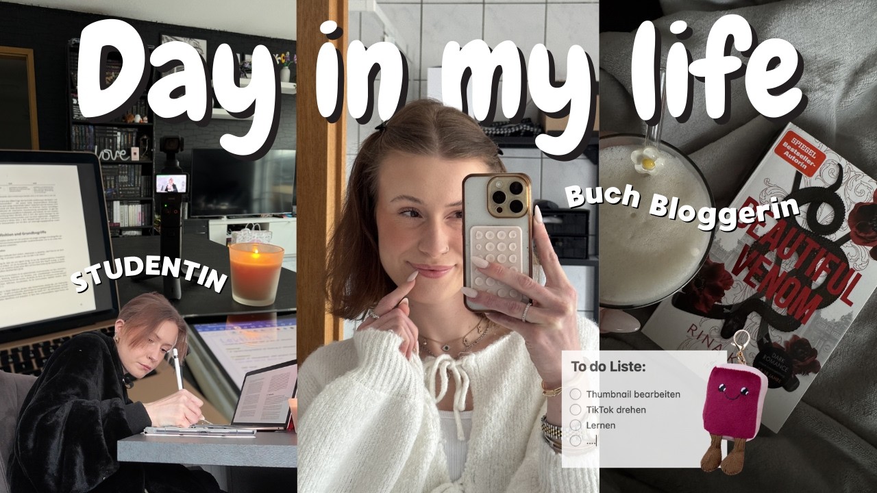 Ein typischer Tag als Buchbloggerin & Studentin📖🎓