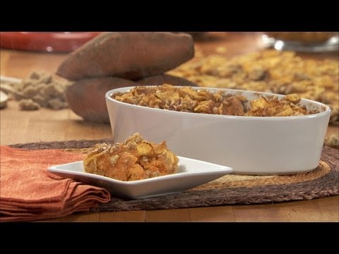 Sweet Potato Puff with Crunchy Praline Topping HD