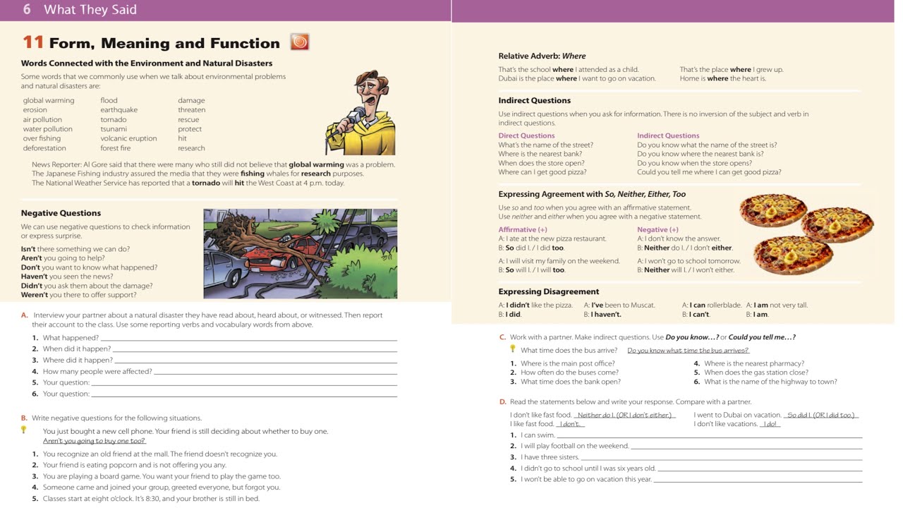 إنجليزي أول ثانوي mega goal 1.3-الوحدة الرابعة - الترم الثالث