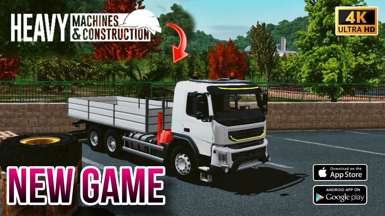 heavy machine and contraction simulator first look gameplay video||#gaming #mobilegaming 