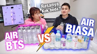 BTS WATER VS. NORMAL WATER IN KOREA | Blindfold test...can we guess the BTS water?