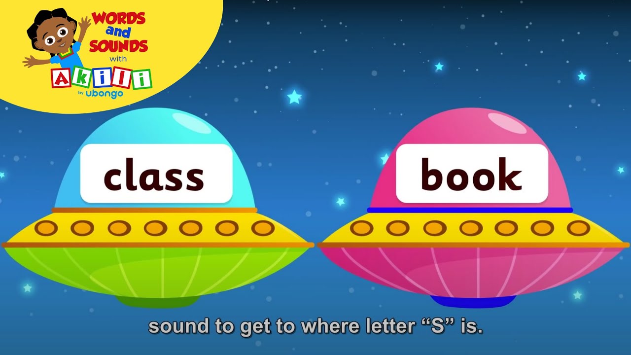 Learn about vowel sounds and the Letter S  Full episode  Words and sounds with Akili