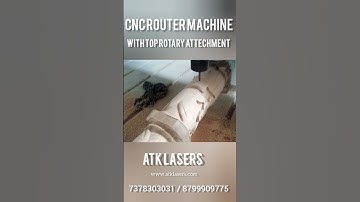 CNC Router Machine With Top Rotary Attechment | 4axis CNC Router Machine | Con - 8799909775 #shorts