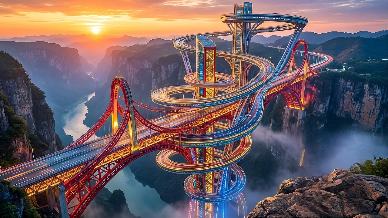 MEGAMOST Chin, który PRZERAŻA prezydenta Stanów Zjednoczonych