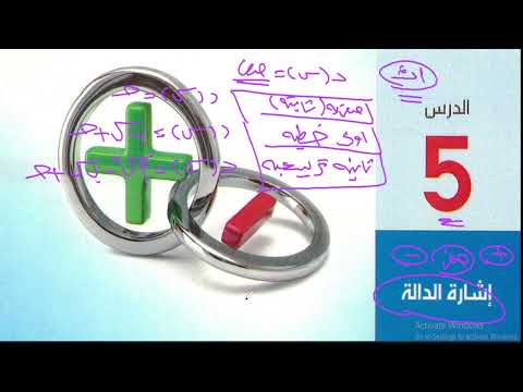 الحلقة1 شرح درس أشارة الدالة أولي ثانوي الترم الاول 2025