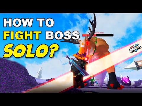 How to SOLO FIGHT Reindeer Boss? (Roblox Mad City Season 7)