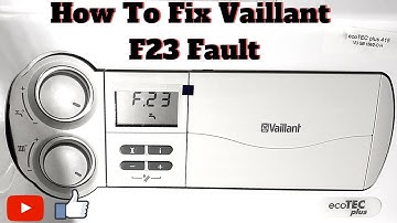 Day In My Life as A Plumber, How to fix Vaillant boiler F23 Fault.