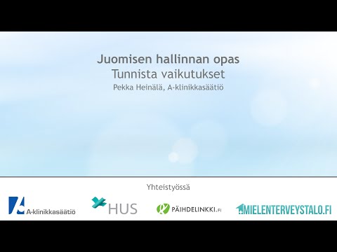 Juomisen hallinnan opas: Tunnista vaikutukset