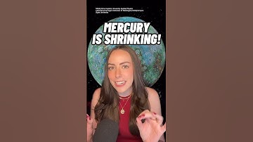The planet Mercury is shrinking…