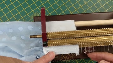How to pleat fine fabric for Smocking