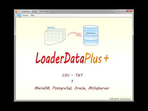 LoaderDataPlus (1). Tool for DBA (MariaDB, MySQL, Oracle, SQLServer, PostgreSQL, SQLite).
