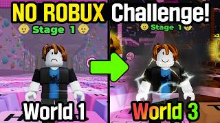 From Noob to World 3 Without Robux! (+1 Speed Keyboard Escape) screenshot 3