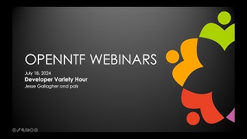 OpenNTF Webinar: Developer Variety Hour [July 18, 2024]