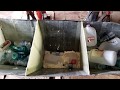 Solar Patio Boat Build: 04 - foaming and bottles starts