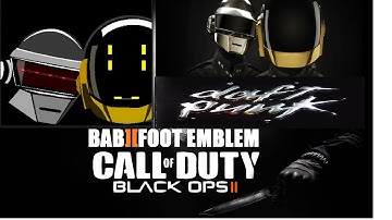 COD Black Ops 2 Emblem Tutorial - Daft Punk V2