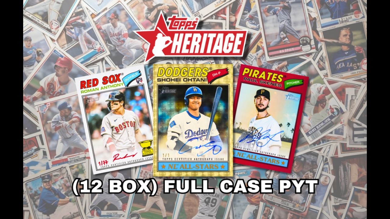 Break #11402 12 Box 2026 Topps Heritage Baseball FULL CASE PYT #7!